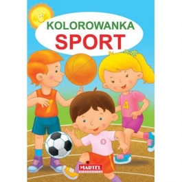 Kolorowanka Sport<br>okładka: Miękka - Wymiary 210x297mm - Hurtownia Zabawek Poznań
