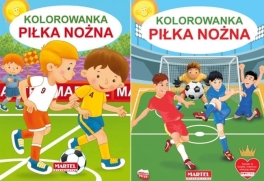 Kolorowanka Piłka Nożna<br>okładka: Miękka - Wymiary 210x297mm - Hurtownia Zabawek Poznań