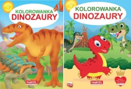 Kolorowanka Dinozaury<br>okładka: Miękka - Wymiary 210x297mm - Hurtownia Zabawek Poznań