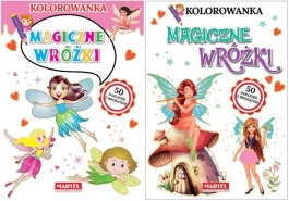 Kolorowanka Magiczne Wróżki Z Naklejkami<br>okładka: Miękka - Wymiary: 205x285mm - Hurtownia Zabawek Poznań