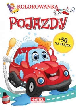Kolorowanka Pojazdy Z Naklejkami<br>okładka: Miękka - Format: 285 X 205 Mm - Hurtownia Zabawek Poznań