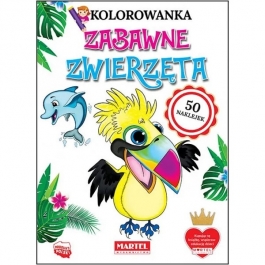 Kolorowanka Zabawne Zwierzęta<br>okładka: Miękka - Format: 205x285mm - Hurtownia Zabawek Poznań
