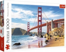 Puzzle 1000***(br)<br>most Golden Gate, San Francisco, Usa - Hurtownia Zabawek Poznań