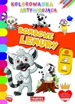 Kolorowanka Aktywizująca-bombowe Lemury<br>okładka: Miękka - Format: 205 X 285 Mm - Hurtownia Zabawek Poznań