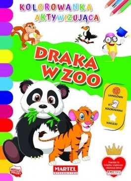 Kolorowanka Aktywizująca-draka W Zoo<br>okładka: Miękka - Format: 205 X 285 Mm - Hurtownia Zabawek Poznań