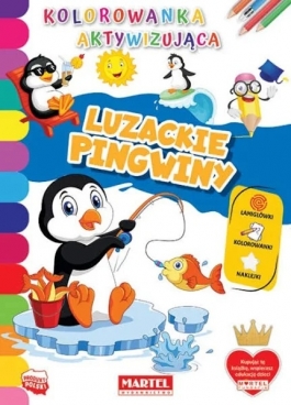 Kolorowanka Aktywizująca-luzackie Pingwiny<br>okładka: Miękka - Format: 205 X 285 Mm - Hurtownia Zabawek Poznań