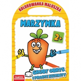 Kolorowanka Maluszka Warzywka<br>okładka: Miękka - Wymiary: 205x290mm - Hurtownia Zabawek Poznań