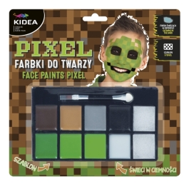 Zestaw Pixel Farbki Do Twarzy Kidea - Hurtownia Zabawek Poznań