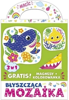 Błyszcząca Mozaika 3 W 1+kolorowanka - Hurtownia Zabawek Poznań